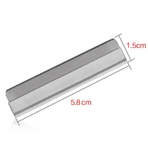 Lot de 10 rasoirs à sourcils en acier inoxydable pour femmes, outils de maquillage pour l'épilation des sourcils et du visage - Product Image 6