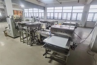 Ligne de production de machines d'emballage et d'étiquetage automatiques de barres de chocolat et de biscuits Skywin personnalisées