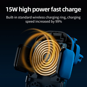 Custom Logo Fast Charging 15W Wireless <strong>Charger</strong> for <strong>Car</strong> with Mobile <strong>Phone</strong> <strong>Holder</strong> OJD-73 - Product Image 6