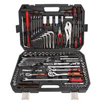Nouvel ensemble d'outils Steeltreks Hardware, boîte en métal pliable multi-couches pratique, 85 pièces, jeu de clés à douilles pour la réparation de voitures et de vélos
