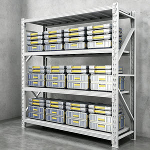 Metal Pallet Stacking Rack 300kg 500kg Warehouse <b>Racking</b> Eco-Friendly Racks &Shelves Light Duty Warehouse <b>Storage</b> Shelves - Product Image 2