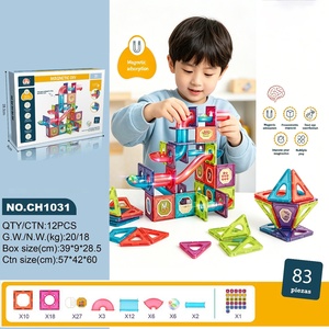 Piste <span class=keywords><strong>de</strong></span> billes <span class=keywords><strong>magnétique</strong></span> créative <span class=keywords><strong>de</strong></span> 7,5 cm, 52-145 pièces, blocs <span class=keywords><strong>de</strong></span> <span class=keywords><strong>construction</strong></span>, circuit <span class=keywords><strong>de</strong></span> billes, jouets éducatifs pour enfants, ensemble <span class=keywords><strong>de</strong></span> <span class=keywords><strong>construction</strong></span> STEM - Product Image 5