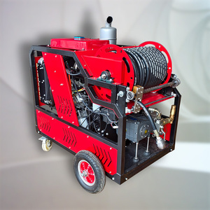 LC 15Mpa 110lpm 33kw Nouvelle machine de nettoyage de canalisations d'égouts à <span class=keywords><strong>haute</strong></span> <span class=keywords><strong>pression</strong></span> diesel avec pompe et démarrage automatique à distance - Product Image 2