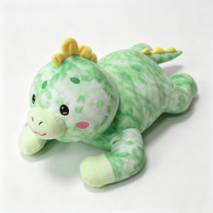 Peluche de dinosaure personnalisée, peluche de dinosaure verte, oreiller en peluche de dinosaure, jouet dinosaure mignon - Product Image 5