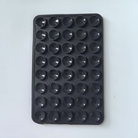Support de téléphone universel en silicone double face à 40 ventouses épaissies, antidérapant et flexible