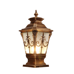 Lampadaire LED COB étanche de style rétro européen, nouveau <span class=keywords><strong>design</strong></span>, pour éclairage de jardin, 220V, lampadaire extérieur étanche - Product Image 1