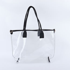 Borsa da viaggio estiva trasparente in PVC borsa da donna borsa Tote da spiaggia borsa Tote da spiaggia con <span class=keywords><strong>lettere</strong></span> monogrammate fai da te trasparente in PVC - Product Image 3
