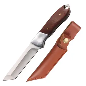 El et kamp bıçağı taşınabilir açık bıçak barbekü taşınabilir düz bıçak dövme el-held