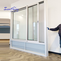 Ventanas de hotel para renovación: instalación interior sencilla, reemplazo de vidrio, ventanas tintadas con rotura de puente térmico de aluminio, insonorizadas, con persiana PTAC