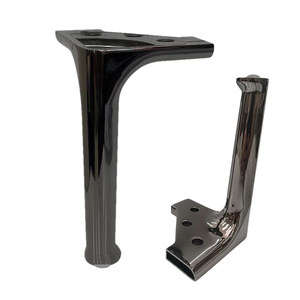 Aluminum Alloy Furniture <b>Legs</b> Outdoor Table <b>Chair</b> Support Black Finish Factory Use - Product Image 2