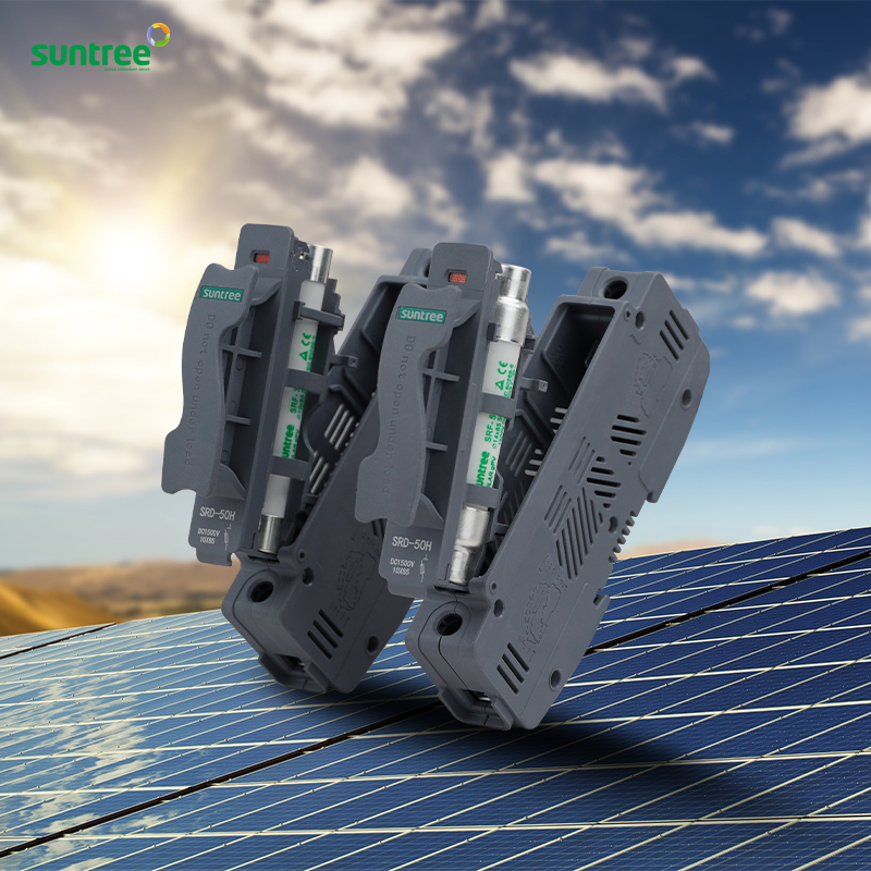 Suntree pv держатель предохранителя постоянного тока 1500 В защита от короткого замыкания 14*85 мм