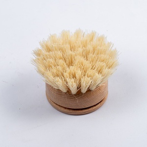 Sikat Pembersih Dapur Panjang, Peralatan Pembersih Rumah Tangga, Aksesoris Sikat Gosok Kayu Custom, Sikat Cuci Piring Bambu dengan Kepala yang Dapat Dilepas - Product Image 4