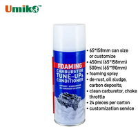 Nettoyant Mousse Haute Efficacité pour Carburateur, Dégraissant en Spray pour Pièces Moteur Auto et Moto, Spray Nettoyant Carburateur Auto en Promotion