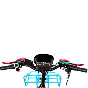 Vélo de haute qualité 350W 48V Cargo E vélo de livraison de nourriture électrique à cadre en acier de 20 pouces avec transporteur - Product Image 3