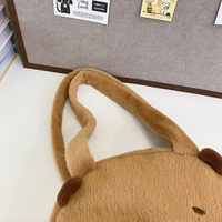 Sac d'école Capybara Animal personnalisable de personnage de dessin animé en peluche de jouet décoratif de vente chaude transfrontalière