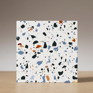 Terrazzo Blanc Robuste Extérieur 400x400mm Carreaux Avec Résistance 12mm Par Novac Céramique - Product Image 6