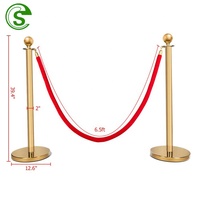 Barrière de circulation pour chantier aéroportuaire, trompette de signalisation, poteau de séparation de file d'attente, borne de séparation de file d'attente, poteau de signalisation