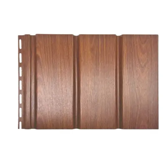 PVC Soffit Wooden Color Eave Panel for Outdoor UV resistance 300mm Wide Ceiling Panel