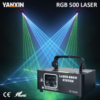 Projecteur laser RGB haute luminosité DMX512 avec contrôle sonore pour DJ, discothèque, karaoké, fête, éclairage de scène à domicile
