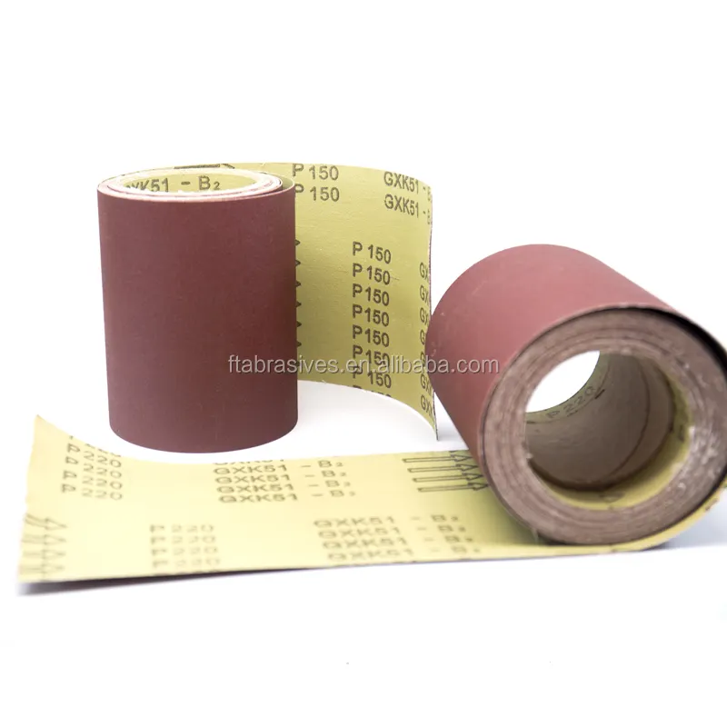 Abrasive Tools Premium Raw Material Abrasives P40-P320 Sanding Paper Roll For Grinding