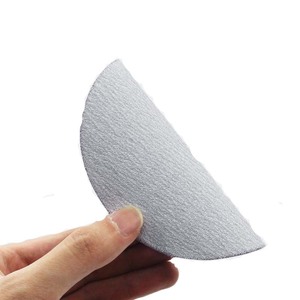 PMS 125 мм белый алюминиевый оксид Sanpaper дисковый крючок и петля шлифовальный диск для мебели, деревянная краска - Product Image 4