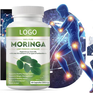OEM Effectieve Energiemetabolisme Versterkende Biologische <span class=keywords><strong>Moringa</strong></span> Kruidensupplementen Hot Selling Volwassenen ODM OBM Kruidencapsules - Product Image 2