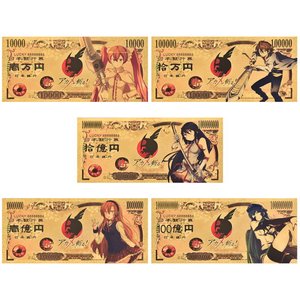 <span class=keywords><strong>Akame</strong></span> ga Kill Billete Conmemorativo, Moneda de Plástico con Lámina de Oro, Regalo de Fantasía Oscura para Coleccionistas y Premios de Streamers - Product Image 1