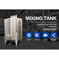 Chimique 1000 litres 5000 litres prix usine huile de coco 250m3 grand réservoir de stockage d'eau en acier inoxydable à vendre