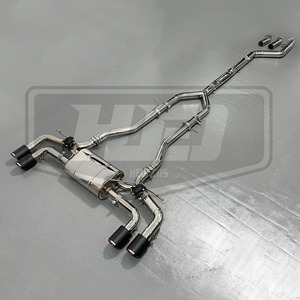 Système d'échappement Cat-Back en acier inoxydable avec soupape électronique pour BMW 530E G30 B48 2.0T 545E, son puissant - Product Image 3
