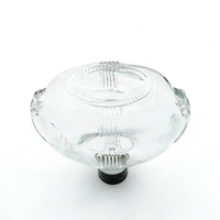 Fabrication d'emballages : Bouteille cylindrique en verre de 700 ml pour vin et whisky, finition mate, sérigraphie, gravure givrée, bouchons, couleur personnalisée