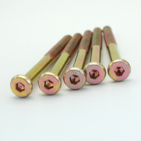 Stainless Steel/Carbon Steel M2.5-M12 Flat Head Hexagon Socket/Cross Drive Fasteners for Chair Table Cabinets Furniture Screws