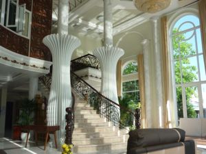 Escalera de Hierro Forjado de Estilo Francés de Nuevo Diseño, con Parte Superior de Acero Sólido, Color Bronce Peltre, para Casa, Apartamento, Hotel, Villa - Product Image 5