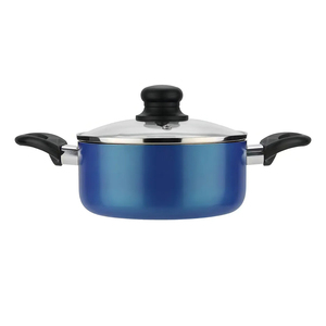 Modern <b>Ceramic</b> Marble Coated 6-Piece Pot <b>Pan</b> Glass Lids Bakelite Handles Non-Stick Aluminum Gas Induction Ready Cookware Set - Product Image 2