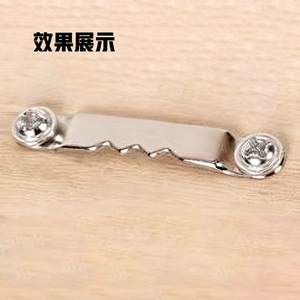 ที่แขวนกรอบรูปโลหะฟู่อี้ สีเงิน แถบหยัก รูกลมสองด้าน รับน้ำหนักได้ 5-10 กก. - Product Image 5