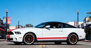 Rueda Forjada SYG-10015 Personalizada de 2 Piezas, 13 Radios, Cóncava Profunda, Cara Negra Mate, Borde Pulido, para <span class=keywords><strong>Ford</strong></span> Shelby <span class=keywords><strong>GT500</strong></span> Mustang - Product Image 2