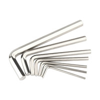 Vente directe d'usine 0.9mm 1.27mm 2mm 2.5mm 3mm 4mm 5mm 10mm et pouces Taille Poignée personnalisée Clé Allen Clé Allen Clé hexagonale