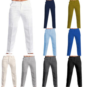 Nuovi <span class=keywords><strong>Pantaloni</strong></span> Lunghi da Uomo Larghi e Casual del 2025, in Tinta Unita <span class=keywords><strong>con</strong></span> <span class=keywords><strong>Tasche</strong></span> <span class=keywords><strong>Laterali</strong></span> Diagonali - Product Image 1