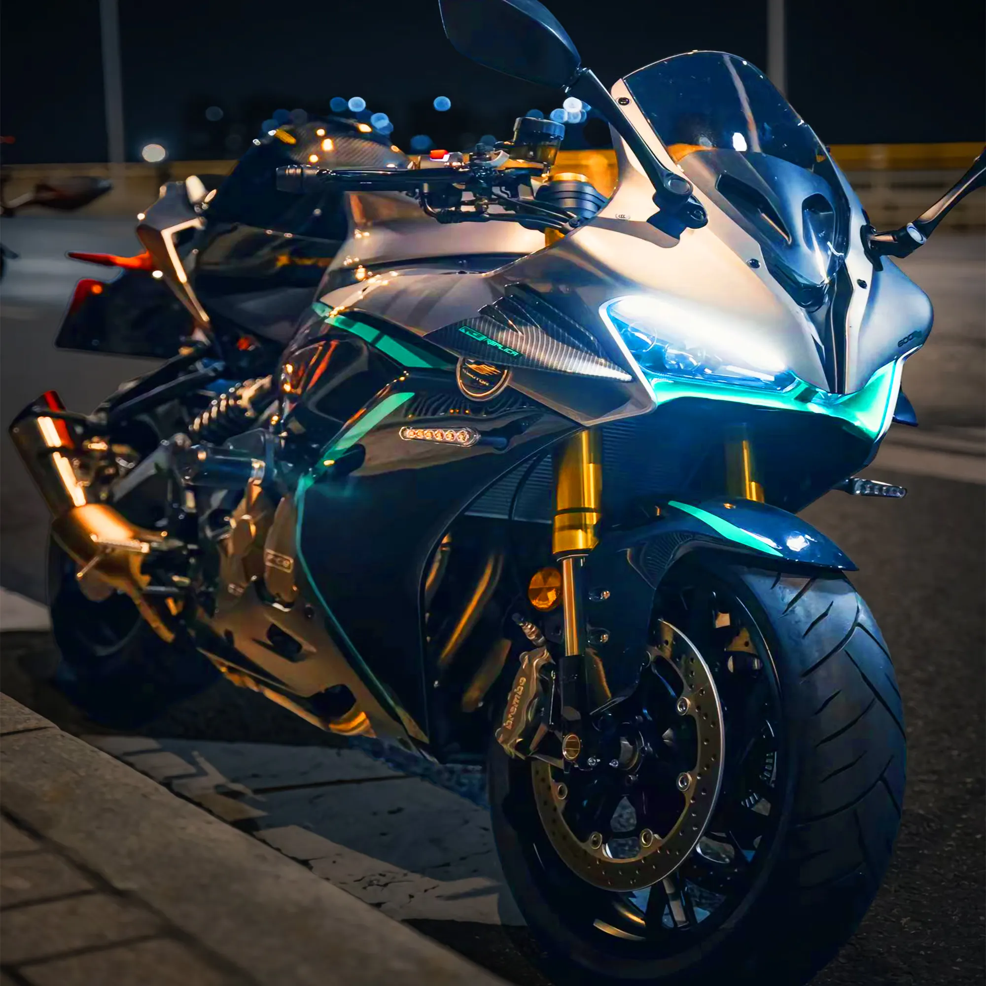 2023 mới nhất 200cc 400cc làm mát bằng nước động cơ off-road đua nhiên liệu thể thao Touring xe gắn máy