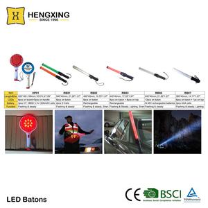 工場警告ワンド赤青安全道路横断PCABS充電式交通LED点滅バトン - Product Image 5