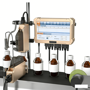 Imprimante jet d'encre TIJ en ligne avec écran couleur de 6,5 pouces, machine de codage automatique en ligne pour données variables, date d'expiration, <span class=keywords><strong>code</strong></span> <span class=keywords><strong>QR</strong></span> et séries - Product Image 1