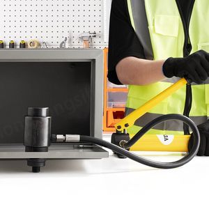 Kit de poinçonnage standard 220V EU 15 tonnes 1/2 "à 4" ensemble de coupe-trou de conduit Kits d'outils KO avec perforateur 10 pièces en métal - Product Image 6