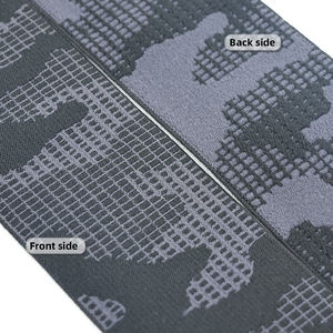 Vente en gros de bande élastique tissée jacquard en caoutchouc nylon très résistant de 5cm de largeur, ceinture extérieure plate, textile pour la maison - Product Image 4