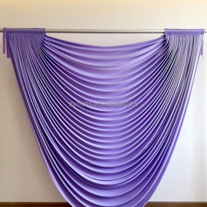 ZKAI Rideau de <span class=keywords><strong>plafond</strong></span> extensible en Spandex, taille personnalisée, pour événements, mariages et décors de fête - Product Image 2