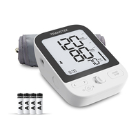 Tensiomètre numérique TRANSTEK version AFib avec grand écran LCD, bras supérieur, mémoire 250x2, Bluetooth, diffusion vocale