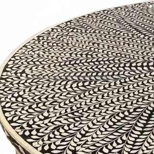 Artistry in Decor Unique Bone Inlay <b>Coffee</b> Tables for Timeless Style - Product Image 1