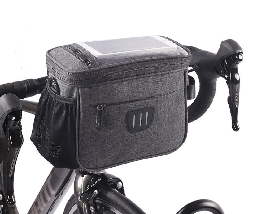 Водонепроницаемая велосипедная сумка на переднюю раму для телефона с сенсорным экраном, сумка на седло для велосипеда, сумка на руль, Аксессуары для велосипеда