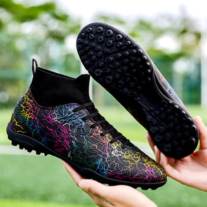 Botines de Fútbol con Tacos Mini de Cuello Alto, Venta Directa de Fábrica, Logotipo Personalizado, Talla y Color, para Césped Artificial y Terreno Firme, Todas las Estaciones, Interior y Exterior - Product Image 5
