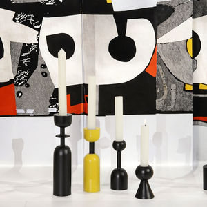 New Eco-Friendly Cylinder Beech <b>Wood</b> <b>Candlestick</b> Holders for Pillar Candles-Modern Fireplace Decor for Weddings Valentine's Day - Product Image 3