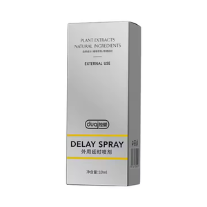 Venta directa de fábrica Precio más bajo Duai Delay Spray Mist Silver Bottle 10ml Control <span class=keywords><strong>sexual</strong></span> de larga duración Delay Spray Productos para adultos - Product Image 2