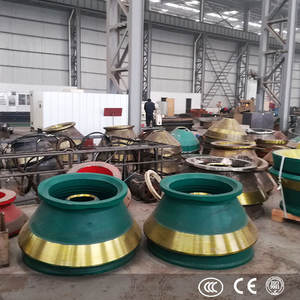 OEM Mining Rock Cone Crusher Concave & <b>Mantle</b> Bowl Liner Mn13Cr2 Steel Parts Cast Processing Supplier - Product Image 2